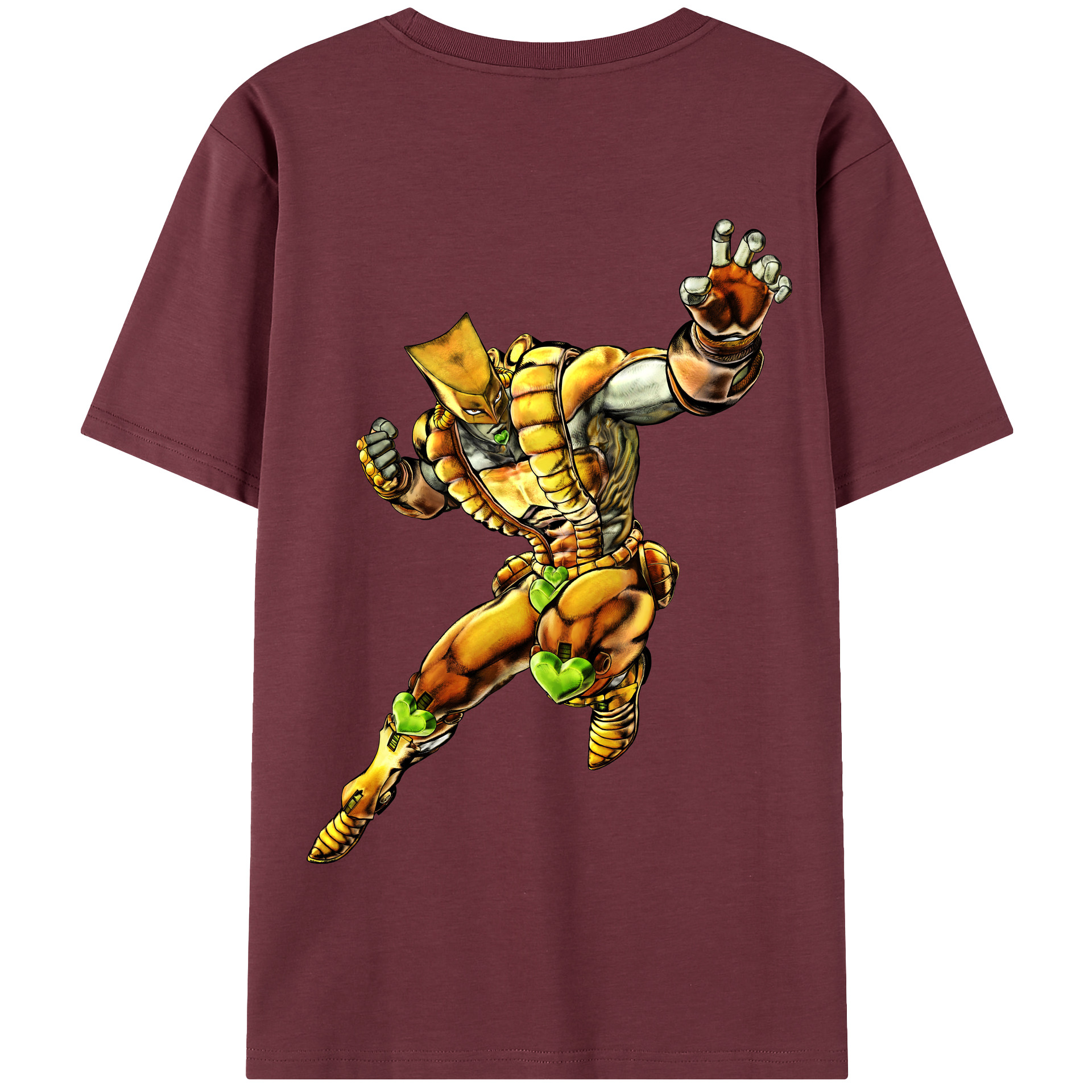 （画像用） ジョジョの奇妙な冒険 ディオ?ブランドー JoJo's Bizarre Adventure Dio Brando 綿100％半袖Tシャツ（背面プリント）